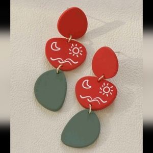 🍉5 for $25* Moon Sun Earrings
